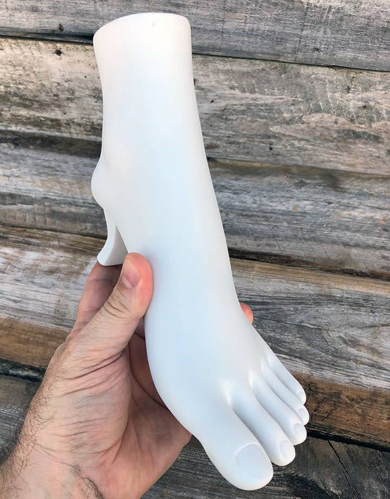 Foot Display Polystyrene White for Anklets/toe Rings Etsy