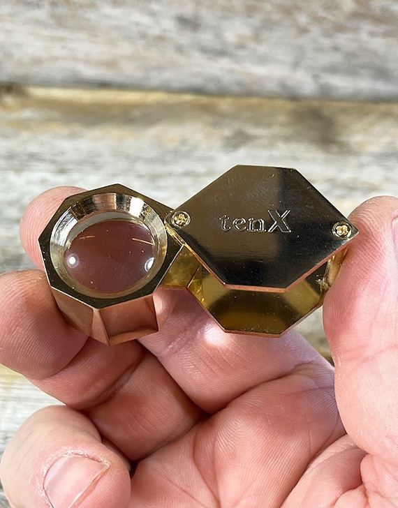 Jewelers Easy To Use Hot Sale Diamond Jeweler 30X Glass Eye Triplet Useful  Eye Loupe Jewelry Loupe Loop Magnifying