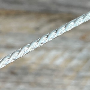 Pattern Wire Sterling Silver 3.0 x 1.3mm (SPW20)