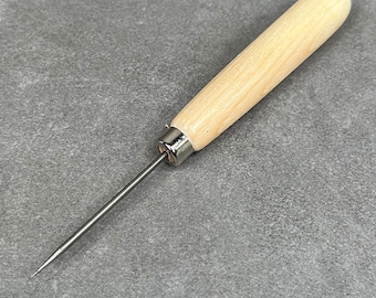 Tungsten Solder Pick with Wood Handle (54.772)