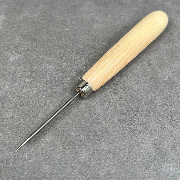 Tungsten Solder Pick with Wood Handle (54.772)