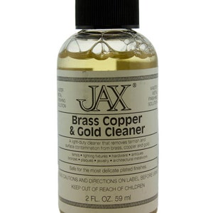 Jax Brass, Gold & Copper Cleaner 2oz Bottle  (PM9015)