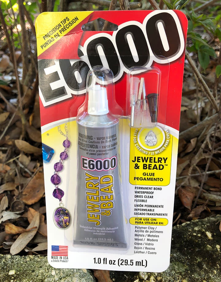 E-6000 Clear Glue with 4 Tips, 1 ounce tube