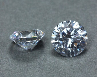 Cubic Zirconia Round 8mm (Pkg of 2)  (CZRD8)