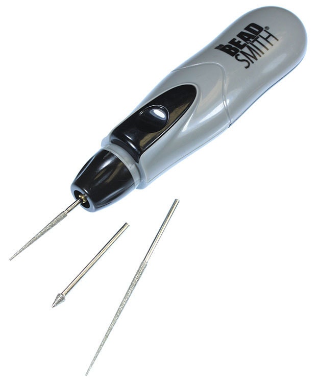 Electric Bead Reamer with 3 Diamond Shaped Tips, Variable Speed Contro