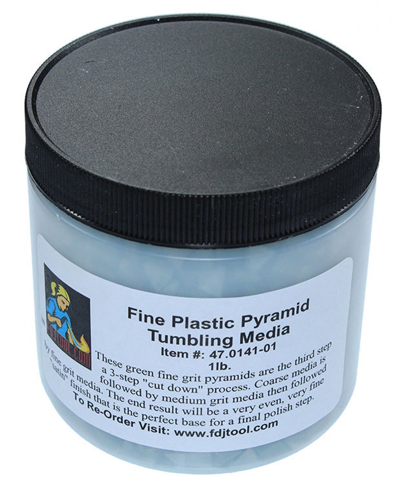 Tumbling Media Fine Plastic Pyramids 1lb 47.014101 Etsy