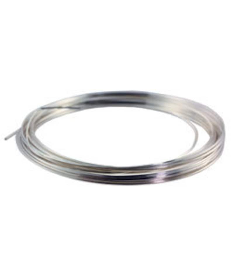 WR6221S Craft Wire Square Silver Plated 21ga 4yd Spool