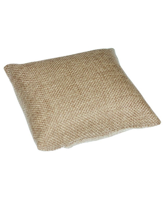 Coussin présentoir pour bracelets et montres aspect jute - Naturel x1 -  Perles & Co