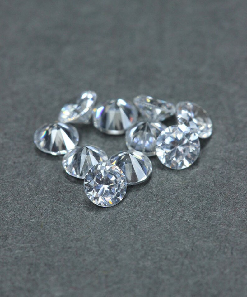 Cubic Zirconia Round 2.75mm pkg of 10 CZRD2.75 - Etsy