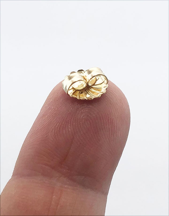 Giant Friction Earring Back Gold Filled {1 Piece} (909F-08) - Etsy