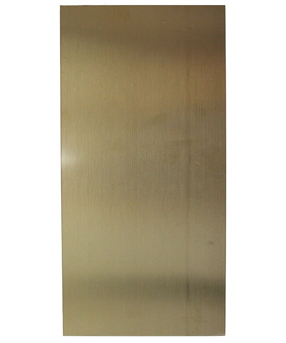 Hillman 4in X 5in Brass Solid Sheet Metal