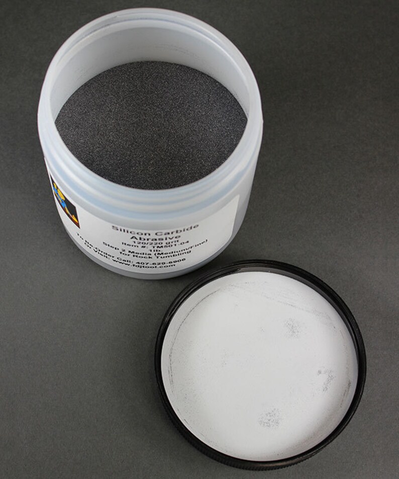 Rock Tumbling Media Step 2 Medium/Fine 120/220 Grit 1lbs Etsy