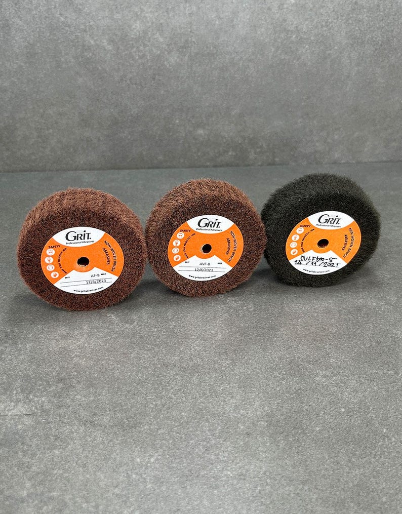 Buffing Label Satin Finish Buffs 2-1/2
