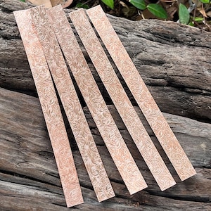 Pattern Copper Strips (Royal Floral) 6&quot; x 1/2&quot; 24ga - CSP345