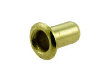 BRASS EYELETS 3/32"dia x 5/32"long for Rivet tool (50pcs)(CCBR2013)