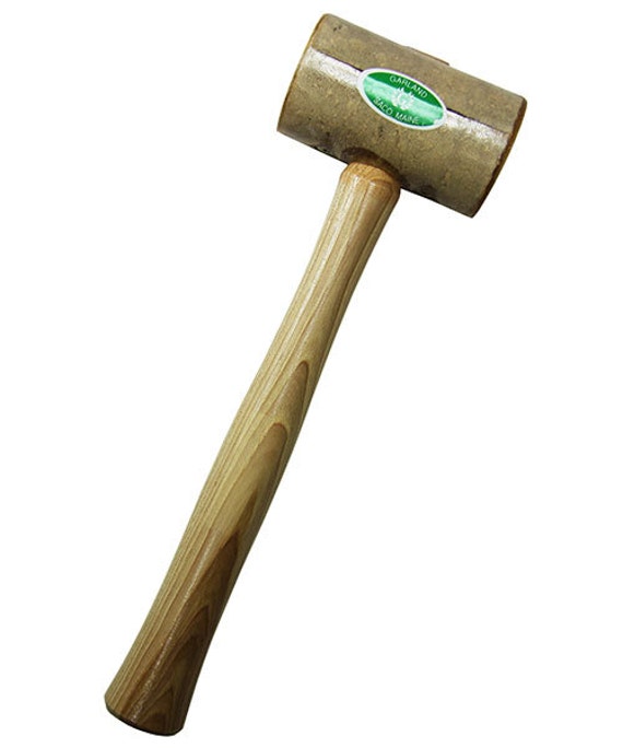 5 Rawhide Mallet Garland Leather Work Assembly Hammer Large 2-3/4\" Face 22oz HD