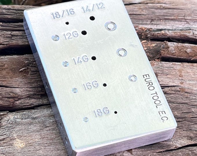 Steel Riveting Block by Eugenia Chan (AN120) - Etsy