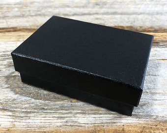 Black Swirl Cotton Filled Boxes 3-1/4