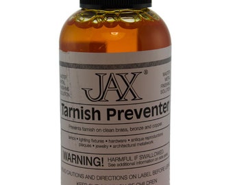 Jax Tarnish Preventer for Copper, Brass & Bronze 2oz Bottle  (PM9012)