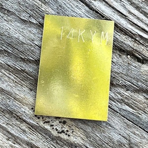 14K Yellow Plumb Gold Solders (SP14Y) **Choose Temp**