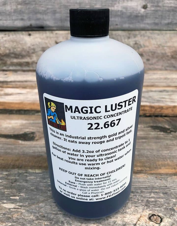 Magic Luster Ultrasonic Cleaning Solution 1qt 22.667 Etsy