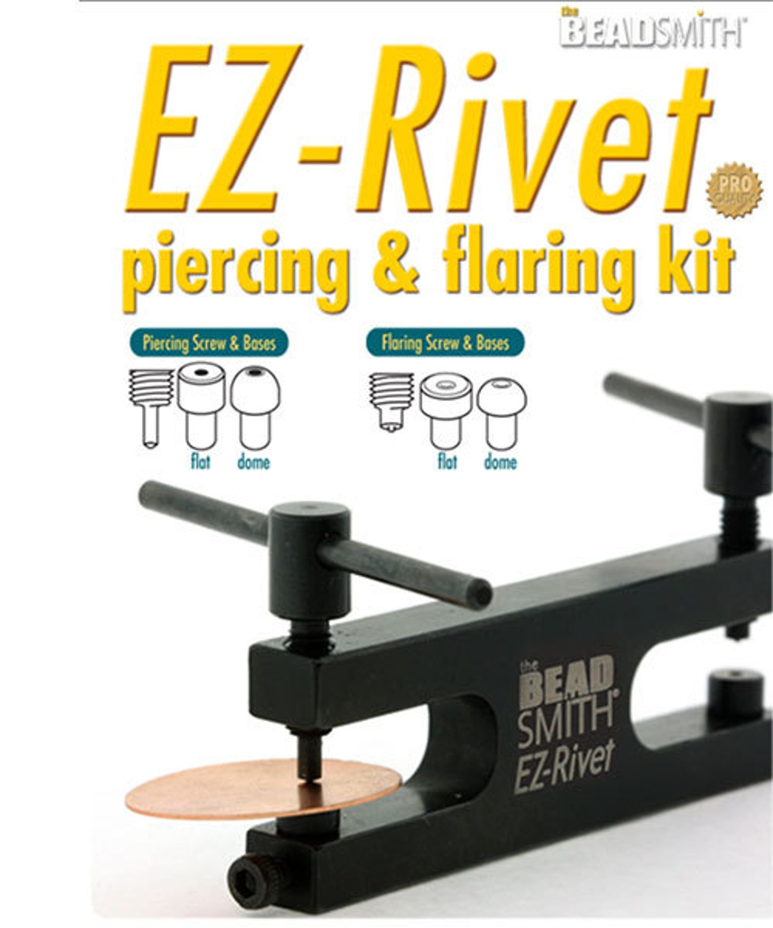 Kit Poinçon Rivet EZ-Rivet - 1/16 - Outil Pour Métal Et Bijoux - Marque Beadsmith - Neuf