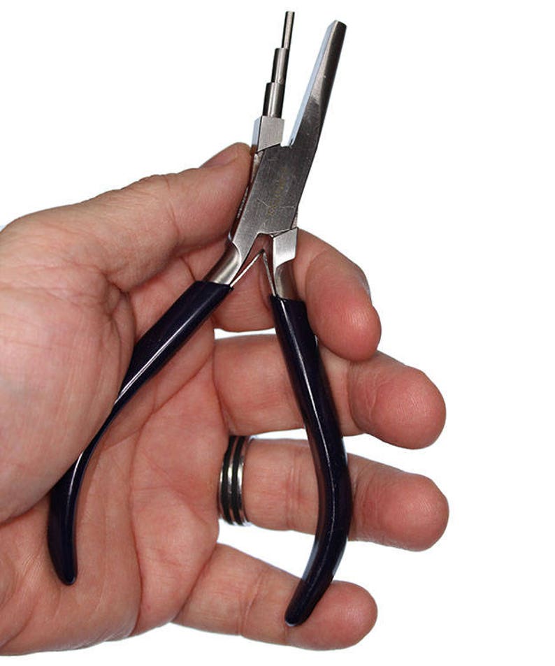 Looping Pliers with Stepped Jaw and Flat Jaw by Eurotool PL7470