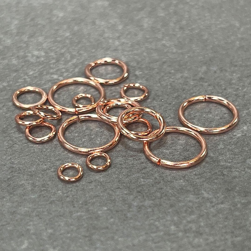 1 2 and Quot Copper Rings - Etsy
