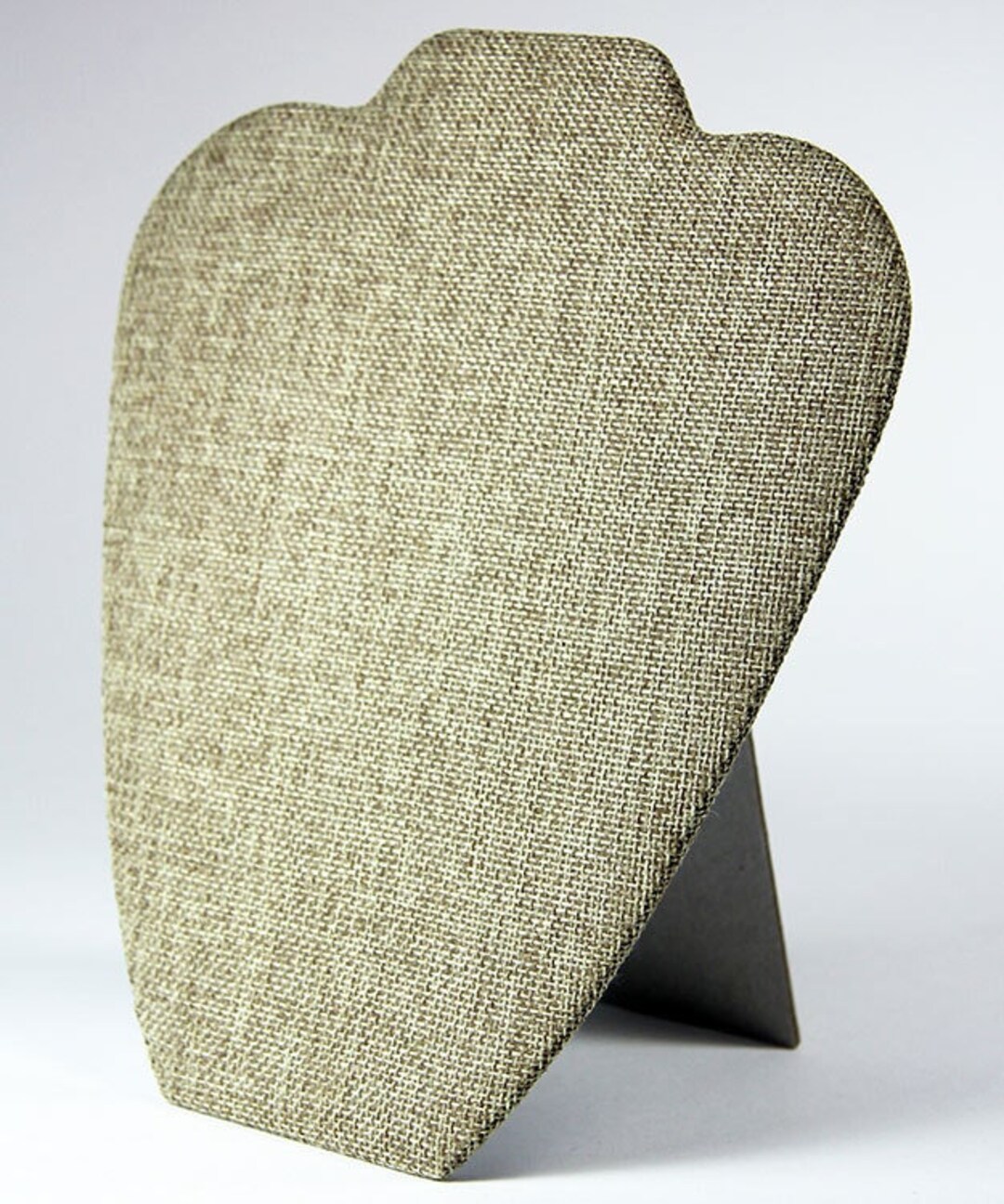 Buy Burlap Earth Tone Beige Jewelry T-bar Display 7 3/4"W X 2 7/8"D X 4 7/8"H In - Foto 7