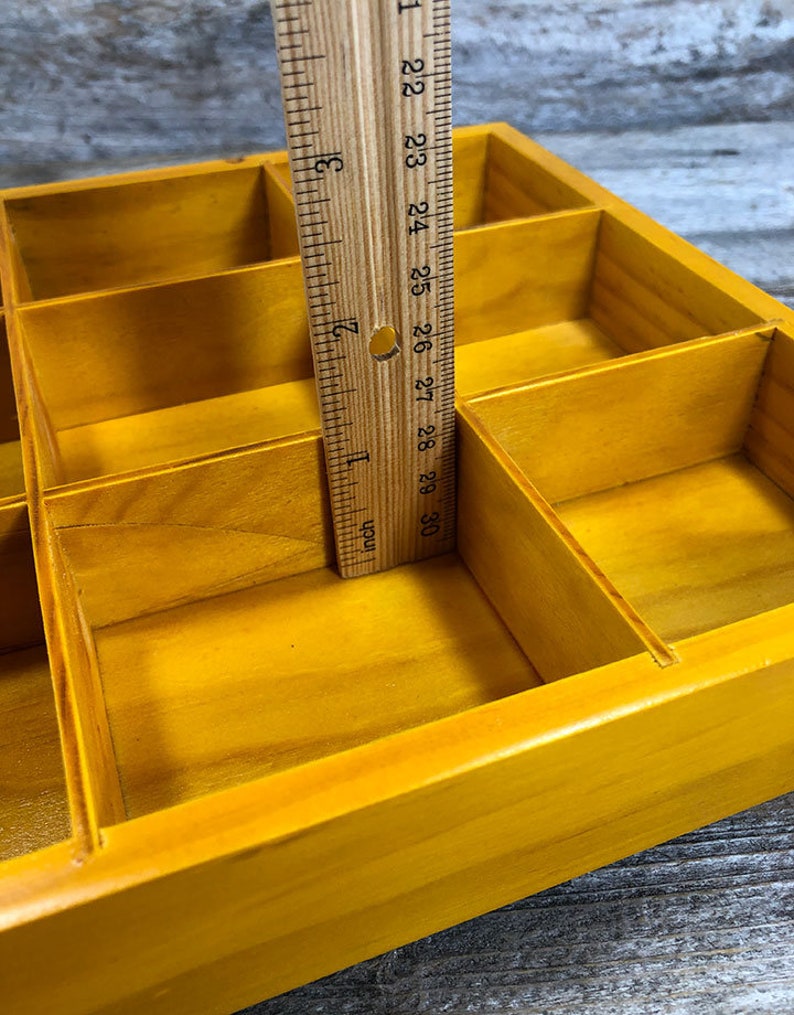 Wood Tray With 15 Compartments DTR2015 Etsy