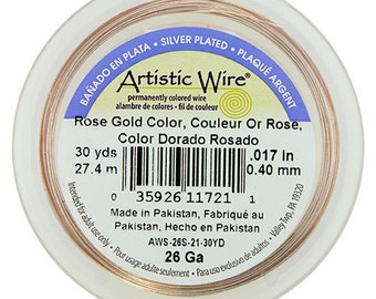 Artistic Wire Rose Gold 26ga - 30 Yard Spool  (WR32126)