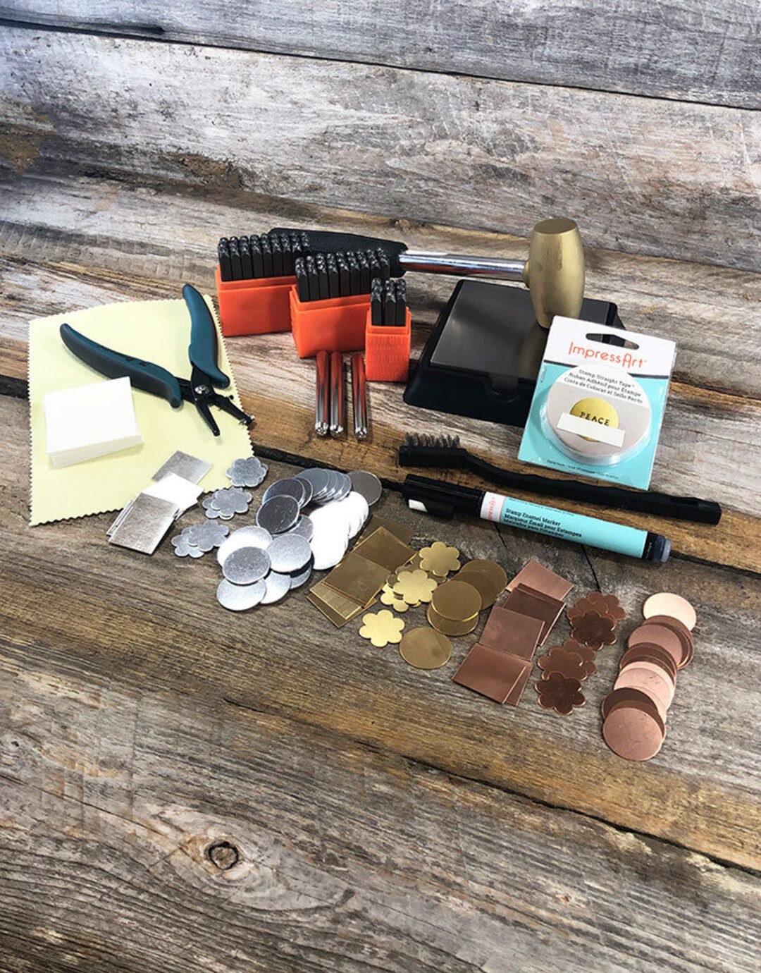 Basic Metal Stamping Kit 80.102 Etsy
