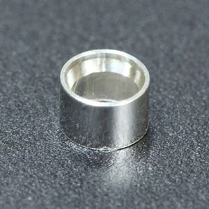 Sterling Silver Bezel Tube Settings (Pkg of 3) (511S-XX) Choose Size