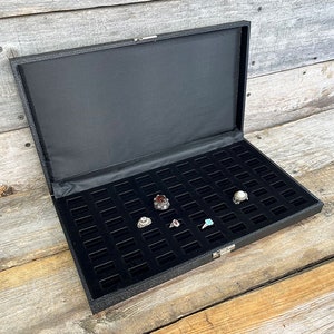 Ring Case for 72 Rings - Black (DRG1900)