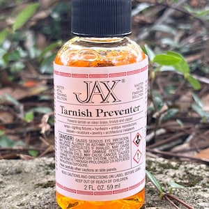 Jax Tarnish Preventer for Copper, Brass & Bronze 2oz Bottle  (PM9012)
