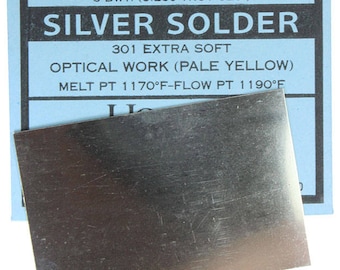 Silver Sheet Solder Extra Easy 5dwt (1/4oz)  (SSSXE)