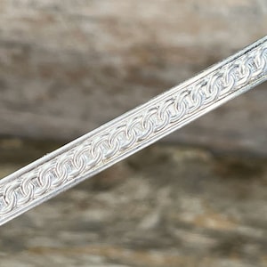 Pattern Wire Sterling Silver 7.8 x 1.3mm (SPW05)