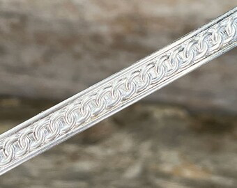 Pattern Wire Sterling Silver 7.8 x 1.3mm (SPW05)
