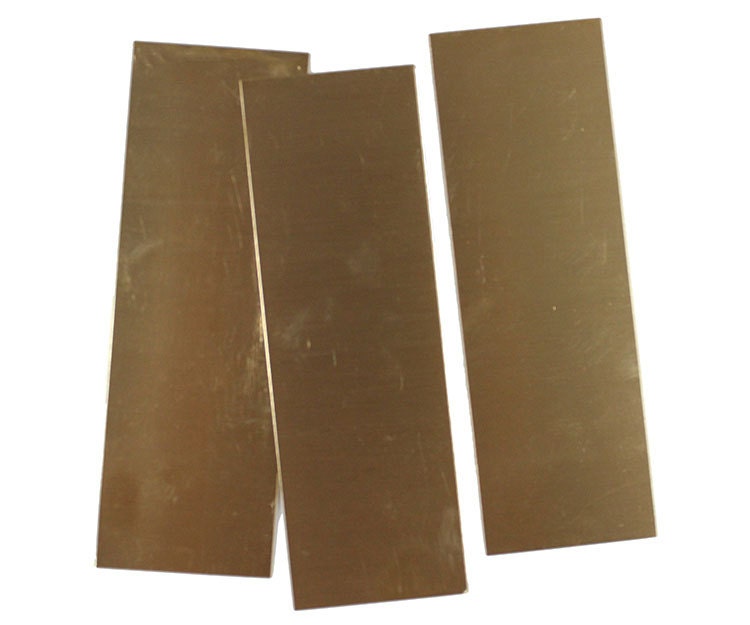 Red Brass Sheet 28ga 2 X 6 0.32mm Thick pkg of 3 Etsy
