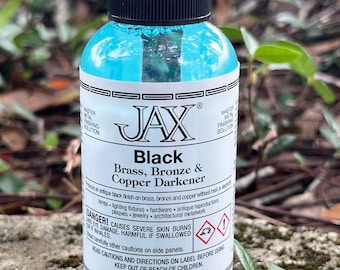 Jax Black Darkener for Copper, Brass & Bronze 2oz Bottle  (PM9004)