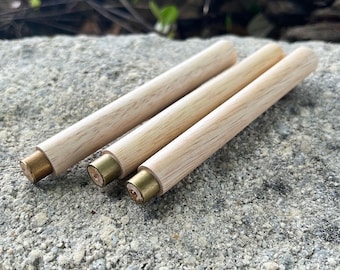 Wood Handle for Needle Files 4" x 3/8" (Pkg of 3)  (37.833)