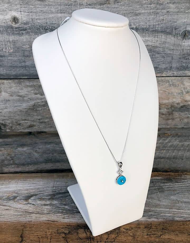 Leatherette Necklace Bust 10-3/8" High (DCH6827)