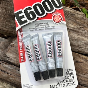 E6000 Glue - 0.18oz Tube (Pkg of 4) (CE6011)