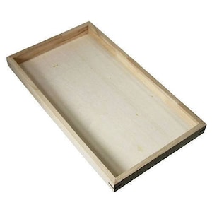 Stackable wooden display tray 1&quot; deep (DTR2000)