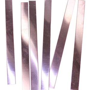 Copper Bracelet Blank 26ga 6&quot; x 3/4&quot; (Pkg of 8) (CS26-6x3/4)