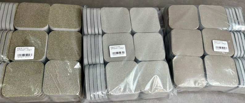 3M Diamond Flex Abrasive Pad 280grit 2.5" x 2.5" (ST7682P) image 5