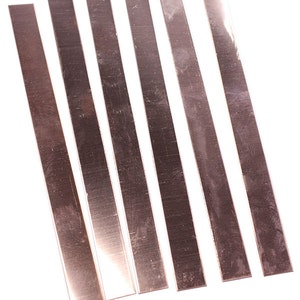 Copper Bracelet Blank 16ga 6&quot; x 3/4&quot; (Pkg of 8) (CS16-6x3/4)
