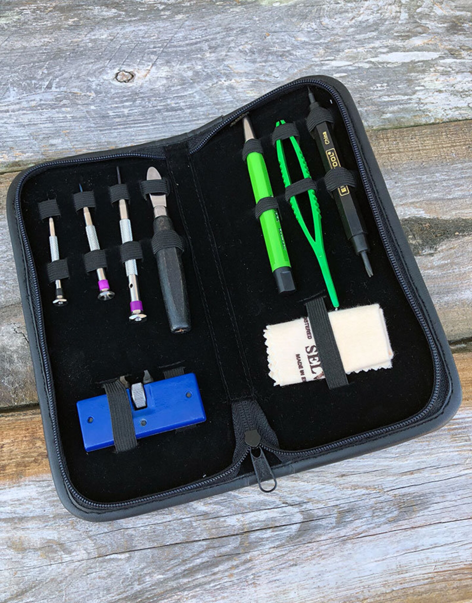 Watch Battery Changing Tool Kit in Leather Pouch BA114 Etsy