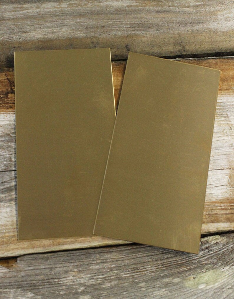 Red Brass Sheet 16ga 3 X 6 1.30mm Thick pkg of 2 Etsy