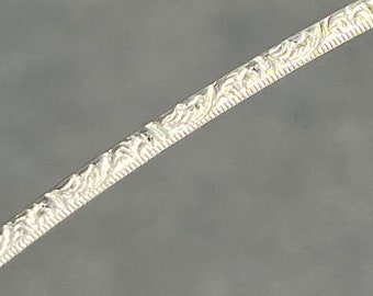 Sterling Silver Triangle Pattern Wire (Inch) 2.3x2.1mm (SPW23)